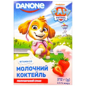 Danone Strawberry Flavored Milk Cocktail 2.5% 212g in Assortment - buy, prices for EKO Market - photo 2