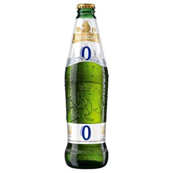 Lvivske 1715 No.0 Non-alcoholic Beer 0.45l - buy, prices for MegaMarket - photo 1