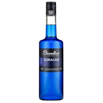 Лікер Brandbar Curacao 25% 0,7л - купити, ціни на Епіцентр FOOD - фото 1