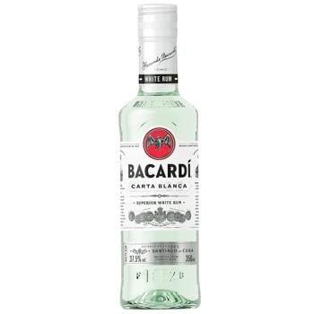 Ром Bacardi Carta Blanca 0.35 л - купить, цены на WINETIME - фото 1