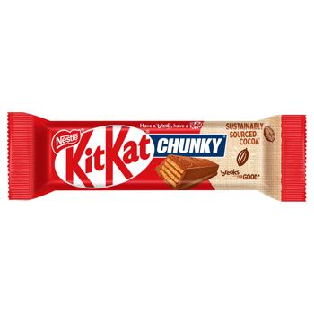 Батончик NESTLÉ® KITKAT® Chunky в молочному шоколаді 40г - купити, ціни на ULTRAMARKET - фото 1