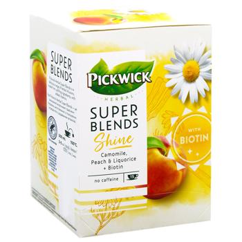 Pickwick Chamomile-Peach-Biotin Fruit-Herbal Tea 1.5g*15pcs - buy, prices for ULTRAMARKET - photo 2