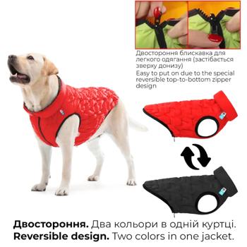 AiryVest Uni Double Sided Dog Jacket s.XS28 Red-Black - buy, prices for - photo 5
