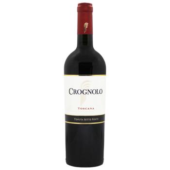 Вино Crognolo Toscana красное сухое 14% 0,75л