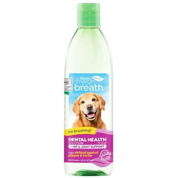 Добавка у воду для собак TropiClean Fresh Breath + Hip and Join Support 473 мл