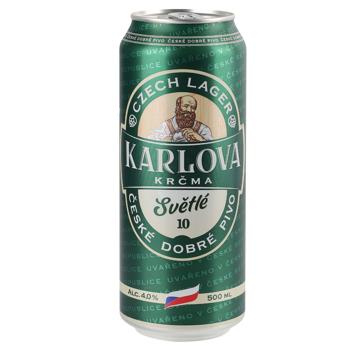 Karlova Krčma Světlé Light Beer 4% 0.5l - buy, prices for Chudo Market - photo 2