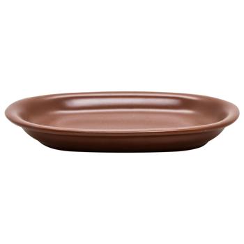 Tobacco Ceramic Dish Oval 25X18X3.5cm - buy, prices for MegaMarket - photo 2