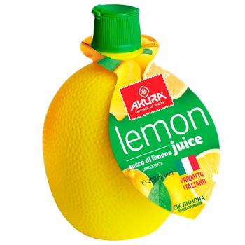Akura Lemon Concentrated Juice 200ml - buy, prices for COSMOS - photo 1