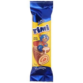 Konti Timi Biscuit Mini-roll with Condensed Milk 50g - buy, prices for Auchan - photo 1