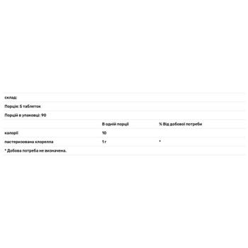 Хлорела Dr. Mercola 450 таблеток - купити, ціни на Біотус - фото 3