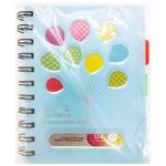 Блокнот на спирали боковой с 3 разделами А-6