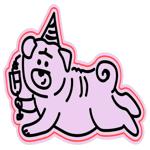 MasterZoo Holiday Dog 3D Sticker
