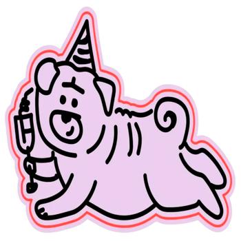 MasterZoo Holiday Dog 3D Sticker - buy, prices for MasterZoo - photo 1