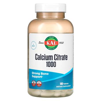 KAL Calcium Citrate 1000mg 180 tablets - buy, prices for - photo 1