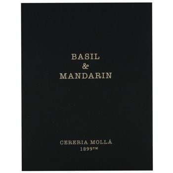 Свічка Cereria Molla Mini Basil & Mandarin ароматична 70г - купити, ціни на WINETIME - фото 3