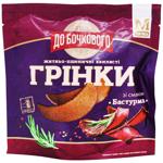 Do Bochkovoho Rye Wheat Rusks with Basturma Flavor 80g