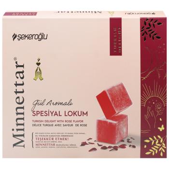 Minnetar Turkish Delight with Rose Flavor 300g - buy, prices for - photo 1