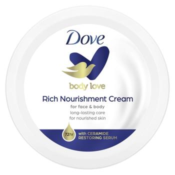 Dove Nourishment Facr and Body Cream 75ml