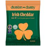 Сир Dublin Dairy Irish Cheddar червоний сичужний нарізка 48% 150г