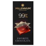 Шоколад чорний Millennium Favorite 99% 100г