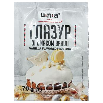 Глазур Юна Пак зі смаком ванілі 70г - купити, ціни на Чудо Маркет - фото 1