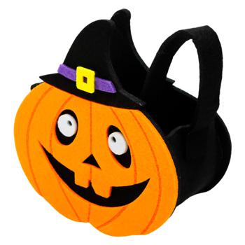 Zed Halloween Pumpkin Felt Bag Decoration 14.5х7х9cm - buy, prices for EKO Market - photo 3