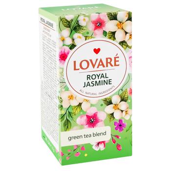 Чай зелений Lovare Royal Jasmine 1,5г*24шт - купити, ціни на Auchan - фото 3