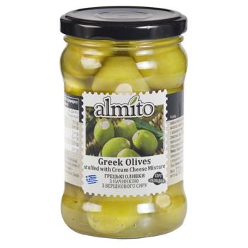 Оливки Almito с начинкой из сливочного сыра 270г - купить, цены на NOVUS - фото 1