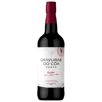 Gravuras do Coa Porto Ruby Red Sweet Fortified Wine 19% 0.75l - buy, prices for Chudo Market - photo 1