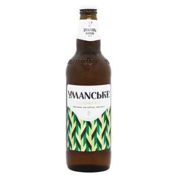 Umanpivo Pshenychne light beer 4.4% 0.5l - buy, prices for - photo 1