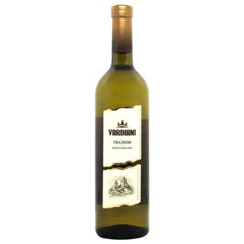 Vardiani Tbilisuri White Semi-Dry Wine 9-14% 0.75l