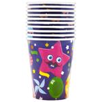 Unipak Paper Disposable Children's Glass 250ml 10pcs