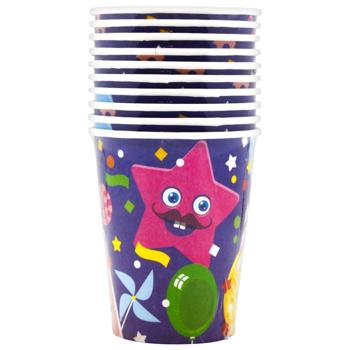 Склянка Уніпак паперова одноразова дитяча 250мл 10шт