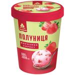 Морозиво сорбет Рудь Полуниця 500г