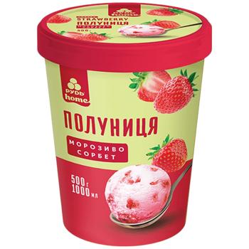Rud Strawberry Sorbet Ice Cream 500g - buy, prices for Tavria V - photo 1