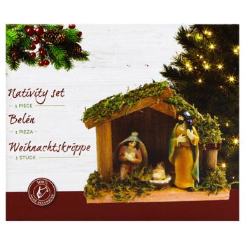 Wooden Small Christmas Nativity Set 12x9cm in assortment - buy, prices for - photo 3