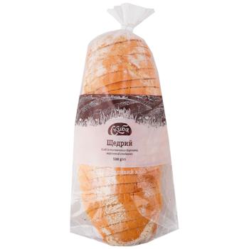 Хлеб Скиба Щедрый нарезанный 500г - купить, цены на КОСМОС - фото 1