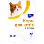 Aro Wet Food with Chicken for Adult Cats 85g