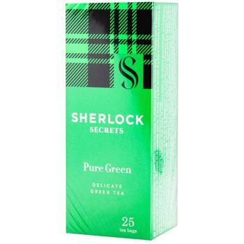 Чай зелений Sherlock Secrets Pure Green 1,8г*25шт - купити, ціни на - фото 1