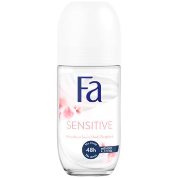 Fa Sensitive White Musk Roll-On Deodorant 50ml - buy, prices for Ideal - photo 1