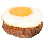 Бифштекс рубленый с яйцом