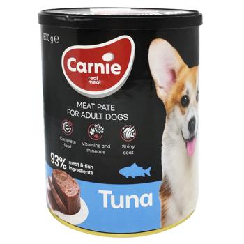 Carnie Wet Food meat With Tuna for Adult Dogs 800g - buy, prices for - photo 1