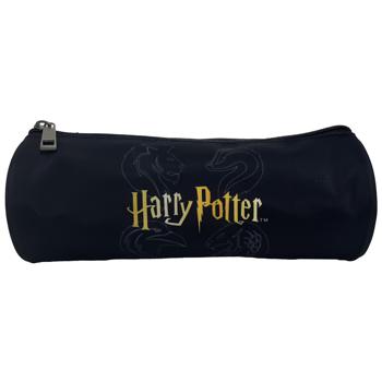 Auchan Harry Potter Black Round Pencil Case with 1 Compartment