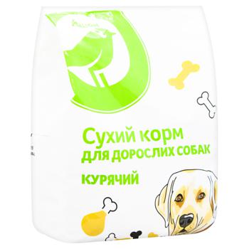 Корм сухой Auchan куриный для взрослых собак 500г - купить, цены на Auchan - фото 2