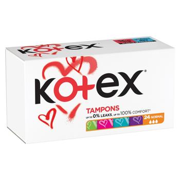 Тампоны Kotex Нормал 24шт - купить, цены на Идеал - фото 2