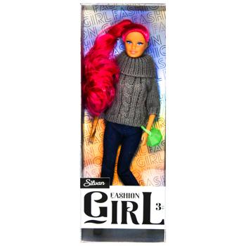 Лялька Silvan Fashion Girl у стильному вбранні в асортименті - купити, ціни на Auchan - фото 3