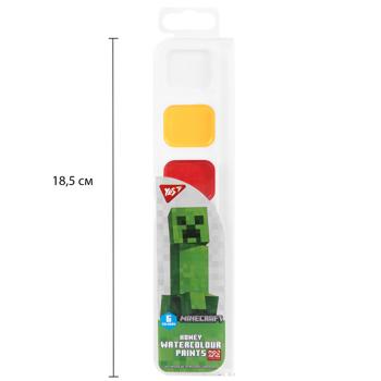 Краски акварельные Yes Minecraft Медовые 6 цветов - купить, цены на NOVUS - фото 2