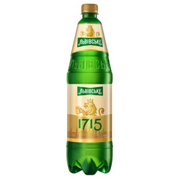 Lvivske 1715 Light Beer 4.7% 1.12l - buy, prices for ULTRAMARKET - photo 1