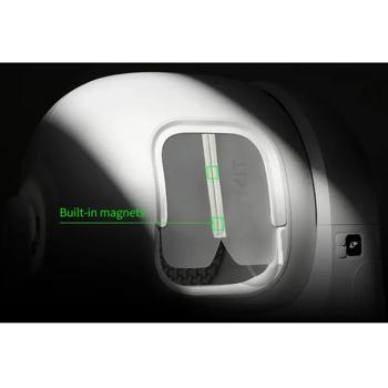 Petkit Magnetic Dustproof Curtain 2.0 пилозахисна завіса для автоматичних котячих туалетів - білий - купить, цены на MasterZoo - фото 3