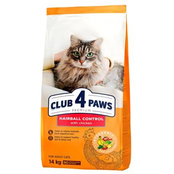 Club 4 Paws Premium Dry Food with Chicken for Hairball Control in Cats - buy, prices for Ideal - photo 2